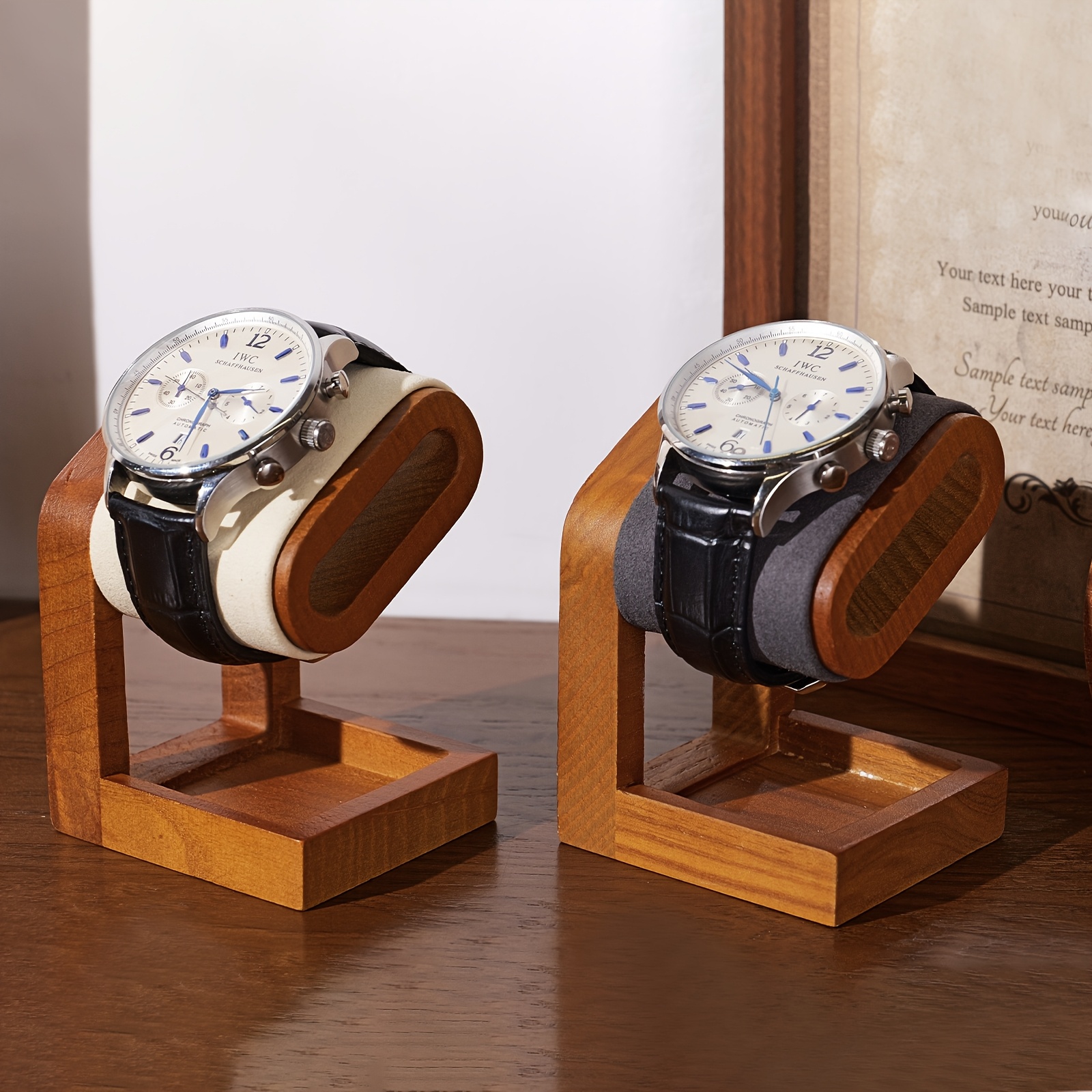 Jewelry And Watches Store - Wooden Watch Display Stand Luxury Watch