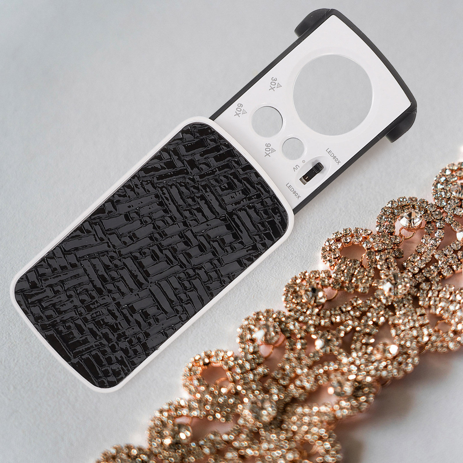 2Pcs LED Magnifying Glass Illu - مراجعة Collectors Coins Jewelry & Watches Of Smithtown Photos وسعره