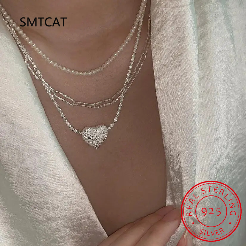 New Arrived S925 Sterling Silv - مراجعة Crystal Choker Necklace وسعره