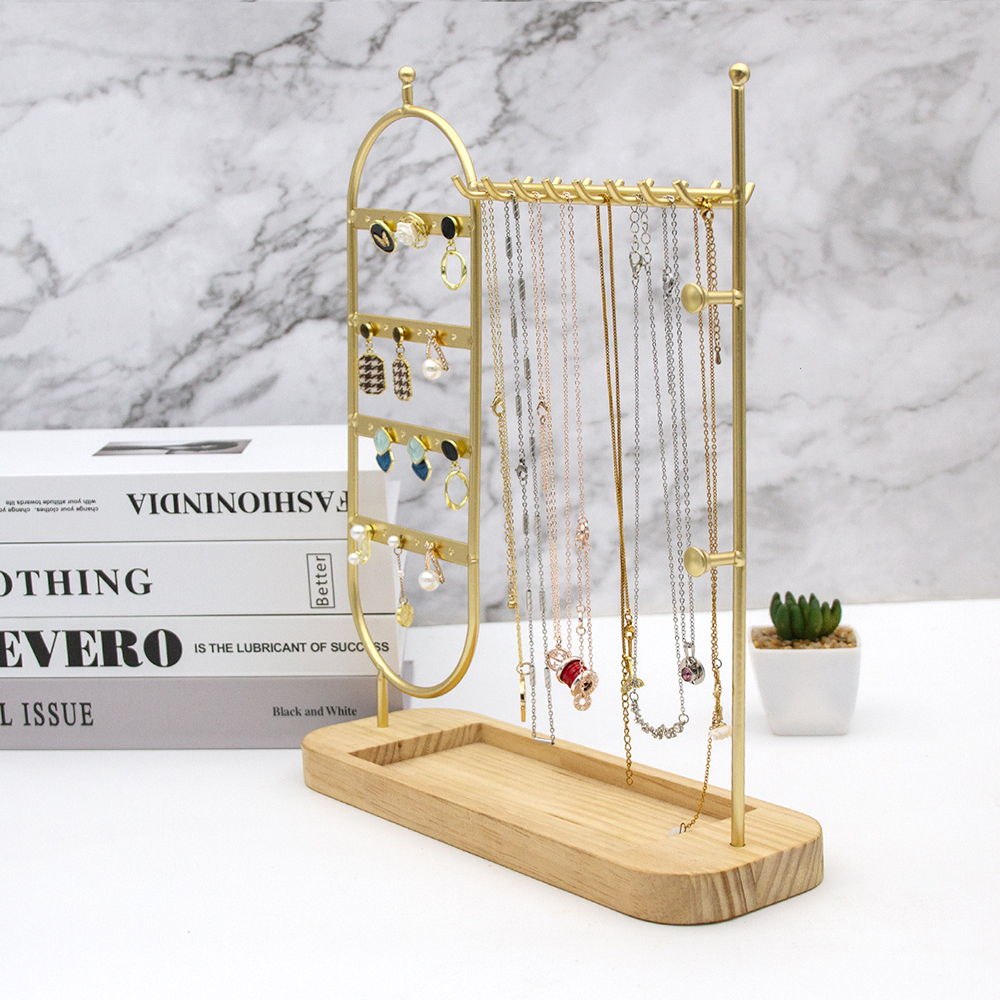 1 desktop solid wood base jewe - مراجعة Jewelry And Watches Store وسعره
