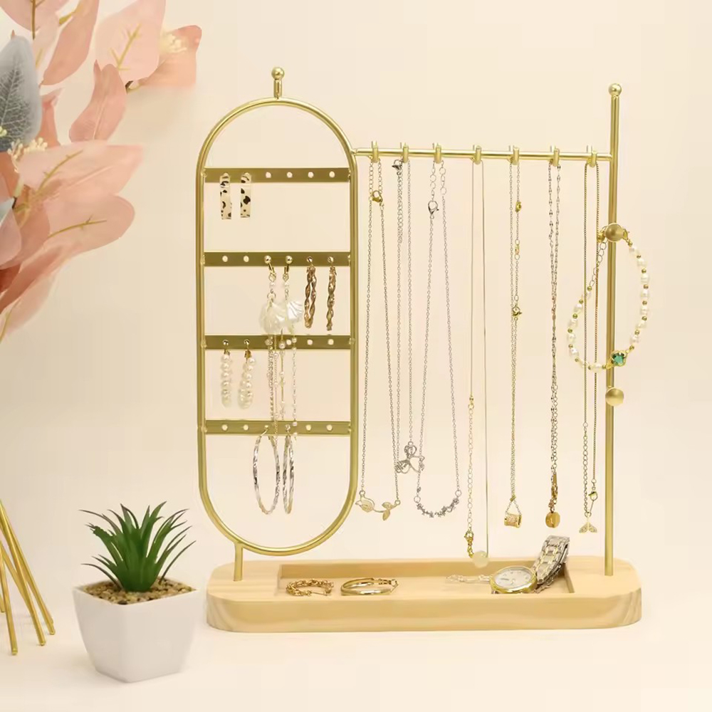 1 desktop solid wood base jewe - مراجعة Jewelry And Watches Store وسعره