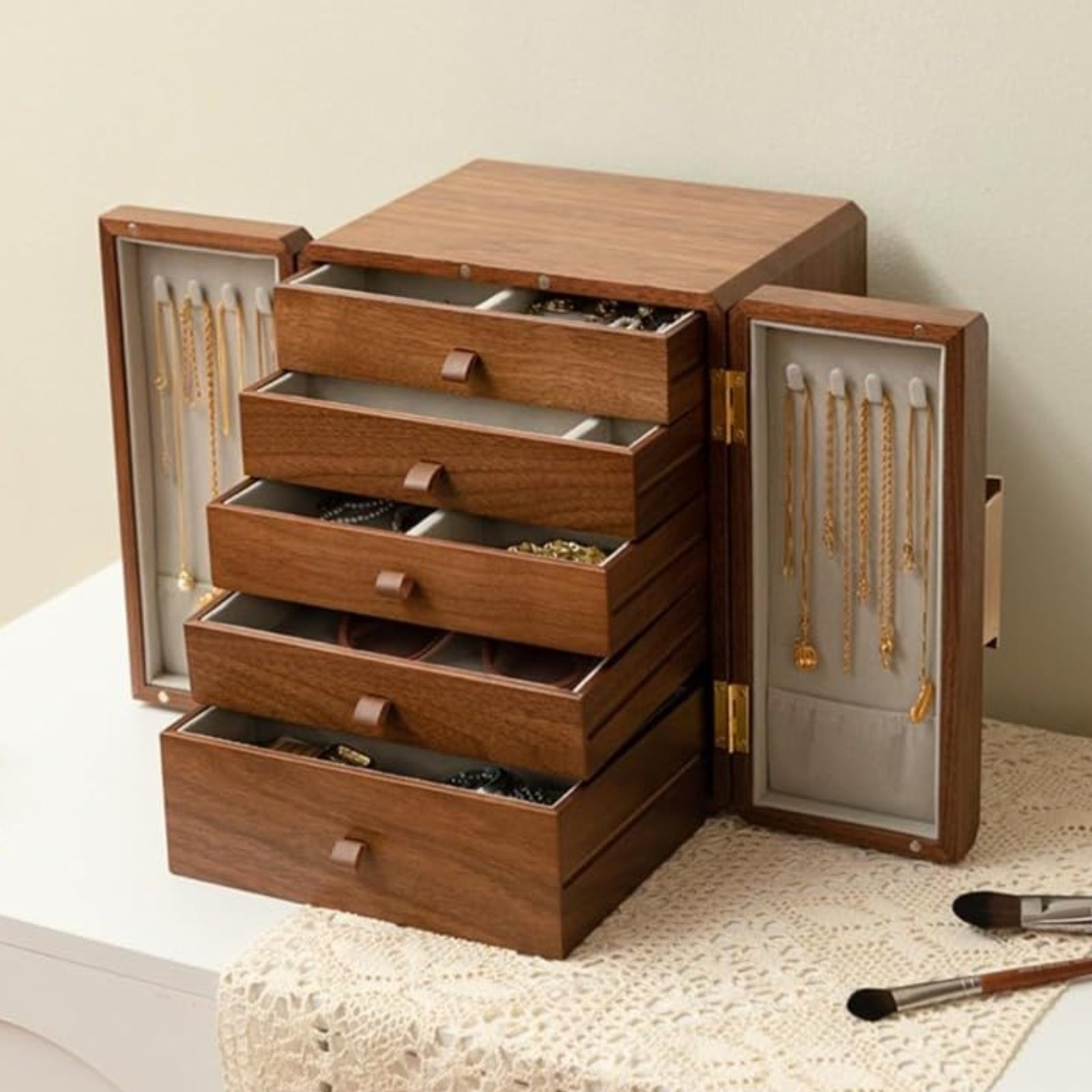 Wooden Jewelry Box New Chinese - مراجعة Jewelry & Watches Sp Z Oo Ul Frezerów 3 وسعره
