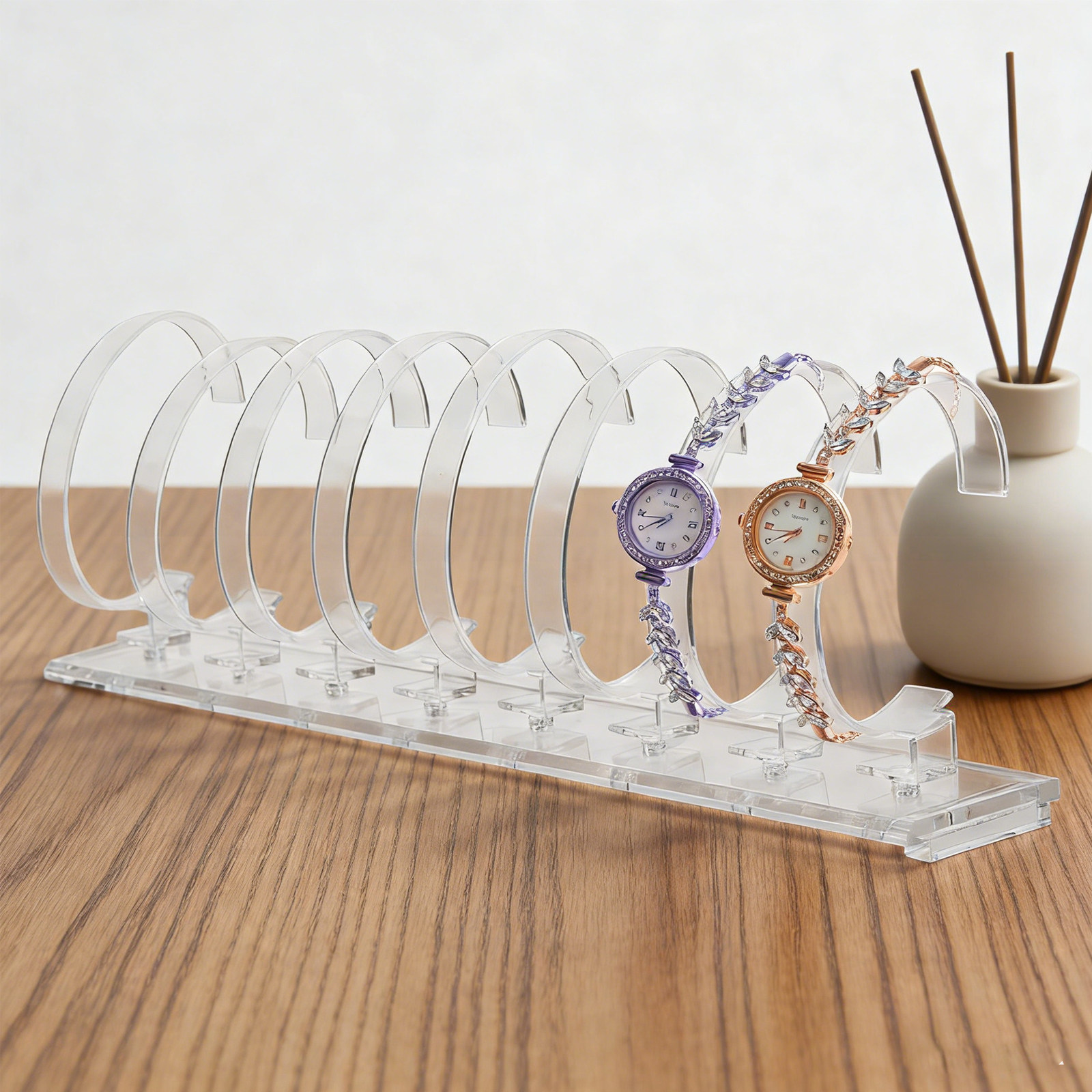 Clear 8-Position Watch Display - مراجعة Jewelry And Watches Store وسعره