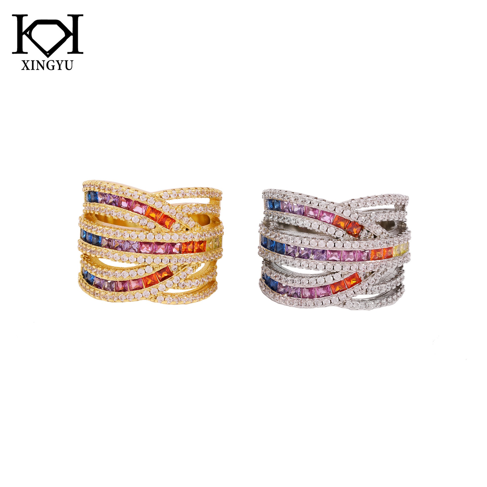 Colorful Ring for Women sparli - مراجعة Eve Jewelry & Watches Distribuidor Oficial Rolex وسعره