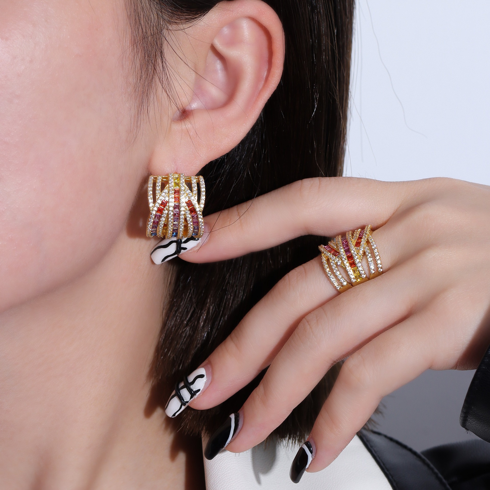 Colorful Ring for Women sparli - مراجعة Eve Jewelry & Watches Distribuidor Oficial Rolex وسعره