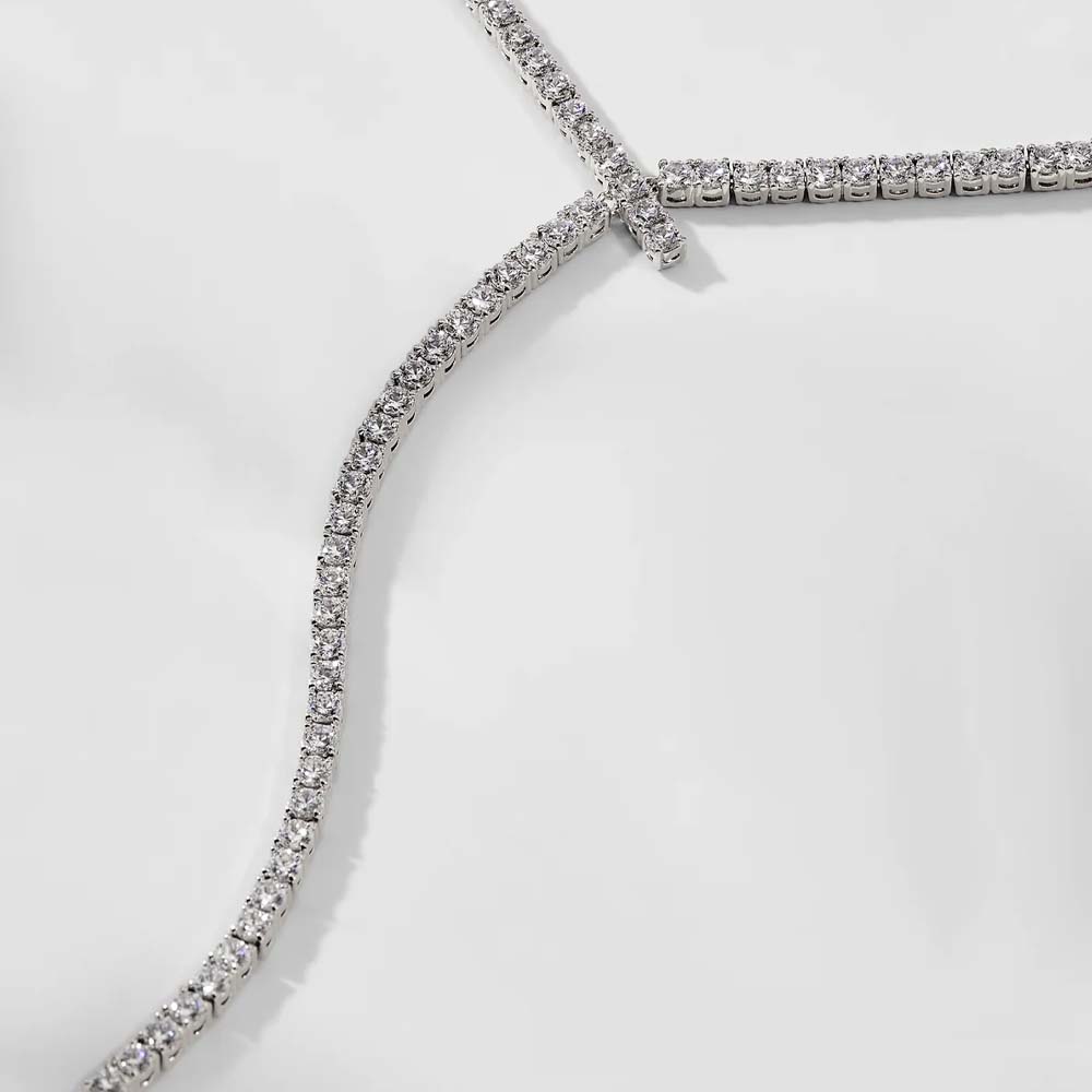 Stonenfans Long Y Shaped Laria - مراجعة Crystal Choker Necklace وسعره