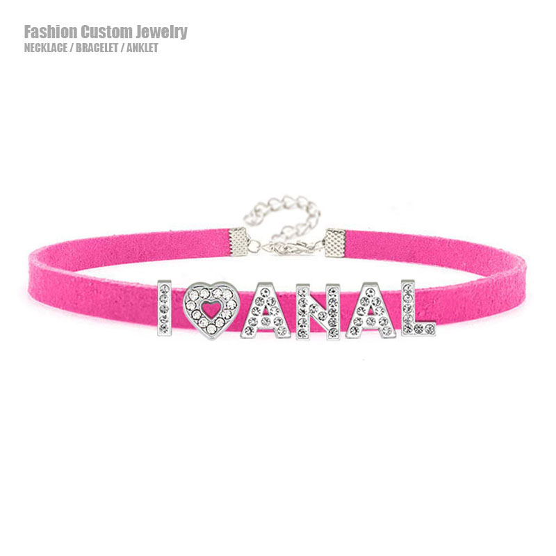 Sexy Hot Rhinestone Letters I  - مراجعة Crystal Choker Necklace وسعره