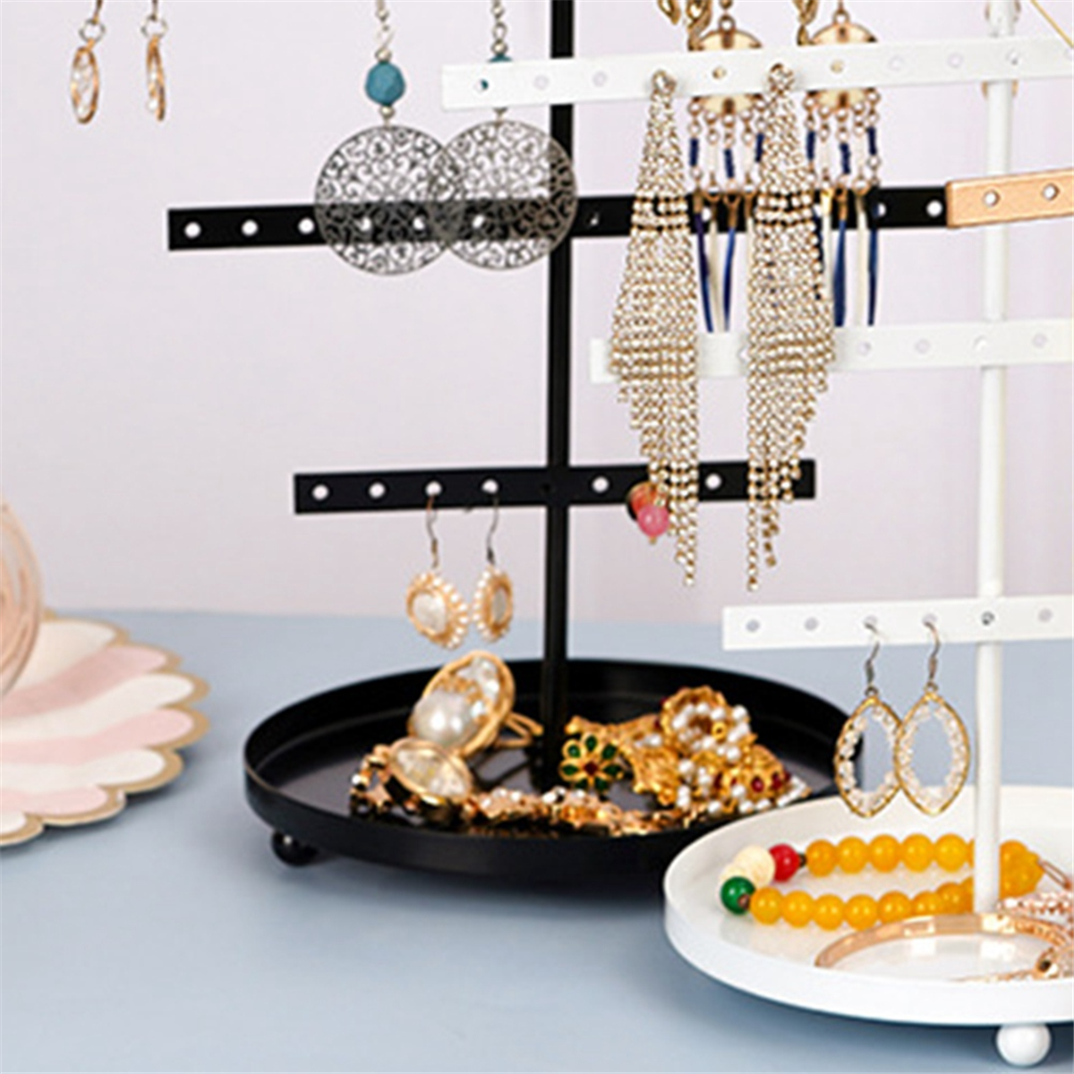 ABQR Black 3-Layer Simple Earr - مراجعة Jewelry & Watches Sp Z Oo Ul Frezerów 3 وسعره