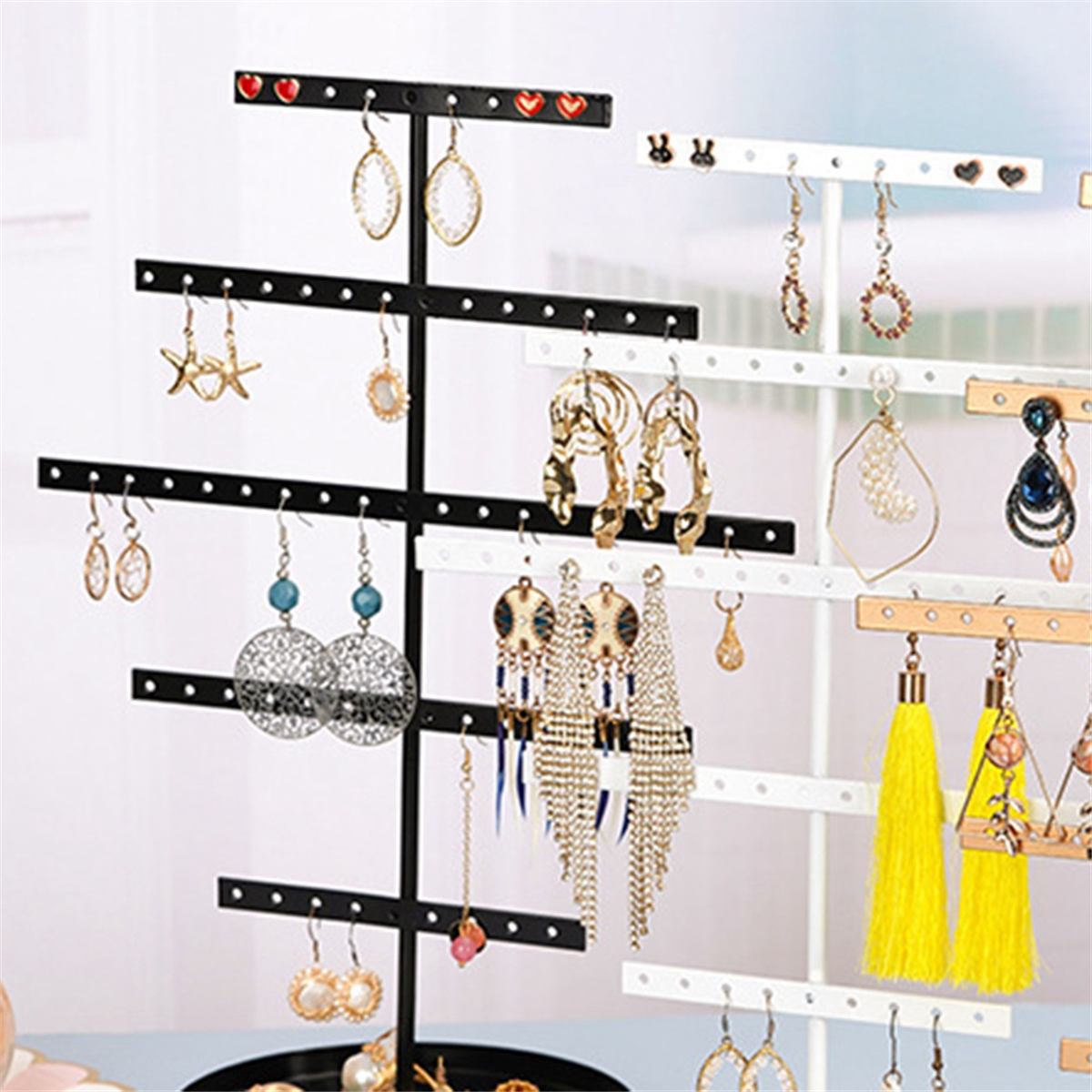 ABQR Black 3-Layer Simple Earr - مراجعة Jewelry & Watches Sp Z Oo Ul Frezerów 3 وسعره