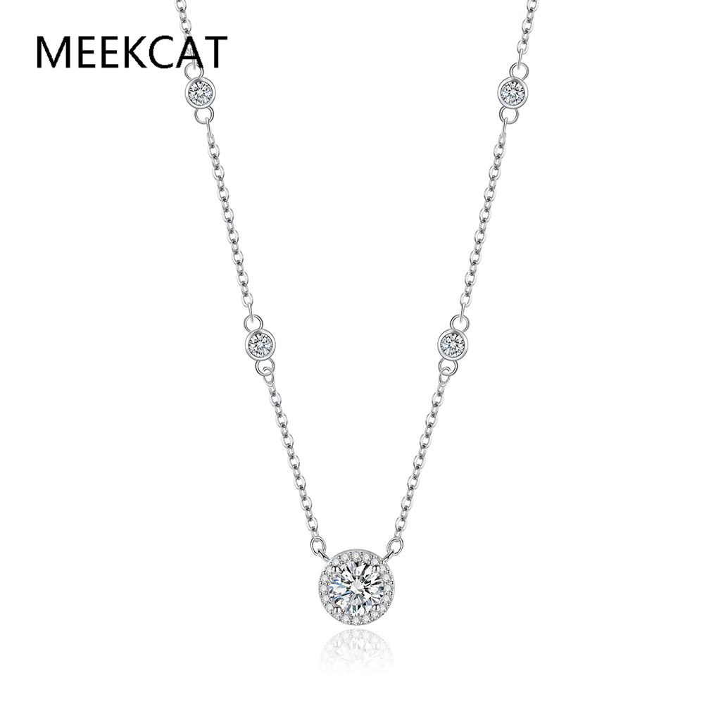 1/2/3CT Moissanite Necklaces f - مراجعة Crystal Choker Necklace وسعره