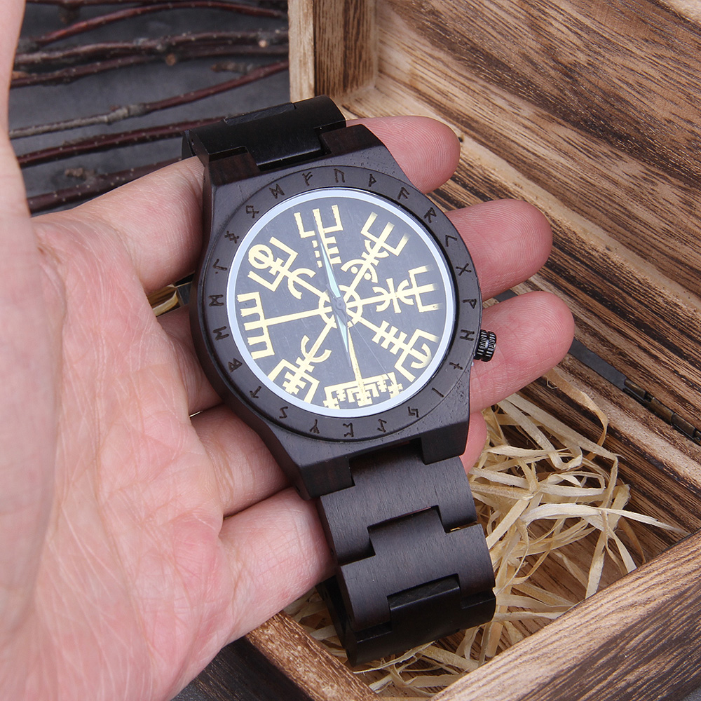 Handmade  Wooden Watches Man W - مراجعة Jewelry Watches Men وسعره