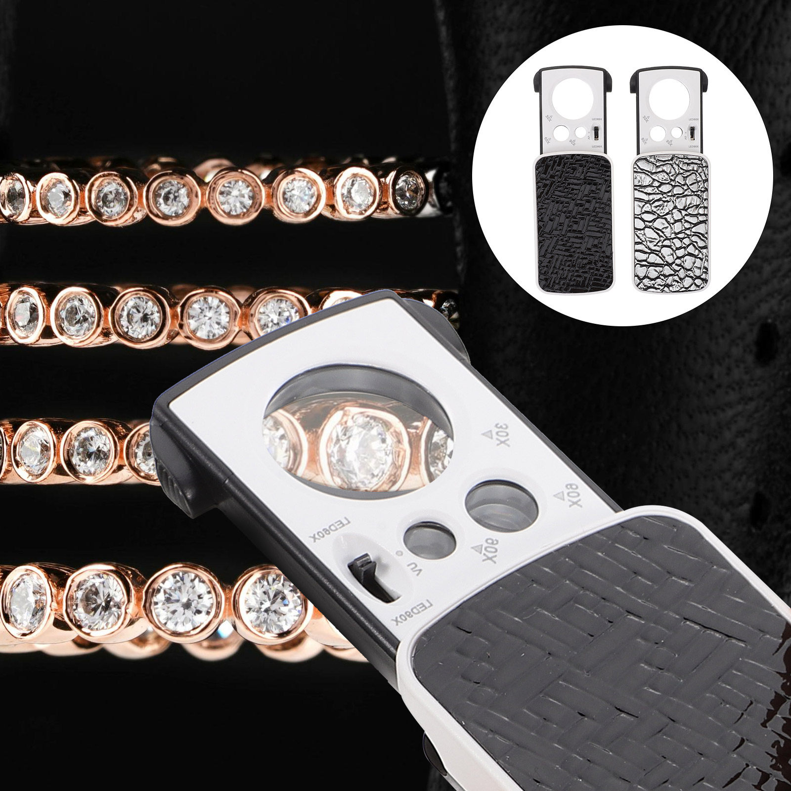 2Pcs Jewelry Magnifier LED Por - مراجعة Collectors Coins Jewelry & Watches Of Smithtown Photos وسعره