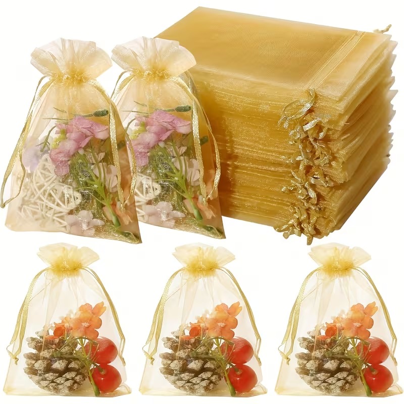 500pcs GOLD Organza Jewelry Po - مراجعة Eve Jewelry & Watches Distribuidor Oficial Rolex وسعره