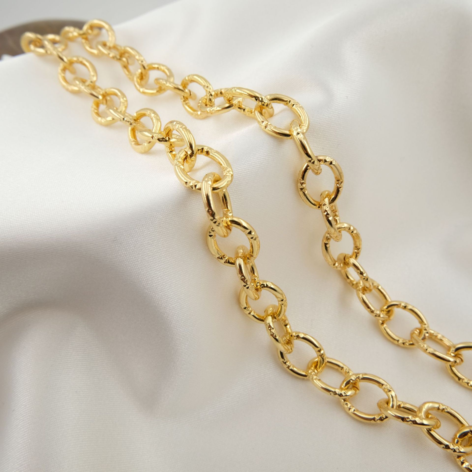 WT-BC199 18K Gold Plated Coppe - مراجعة Hip Hop Chain Necklace وسعره