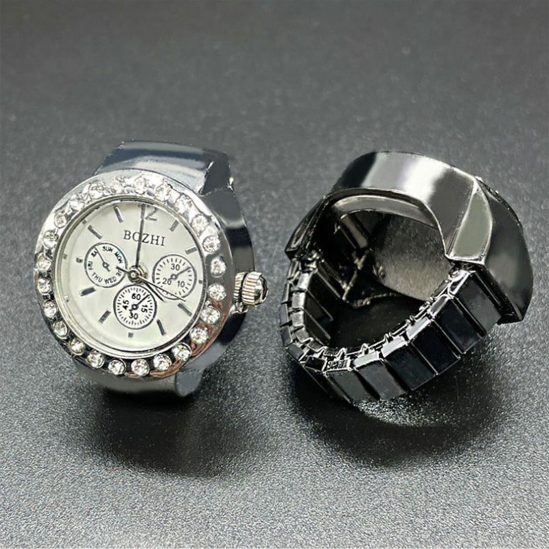 Creative Vintage Rhinestone Ri - مراجعة Jewelry Watches Men وسعره