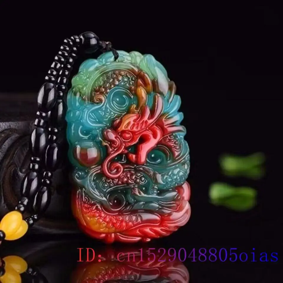 Real Jade Dragon Pendant Neckl - مراجعة Luxury Gifts Jewelry & Watches Namfleg Mostar وسعره