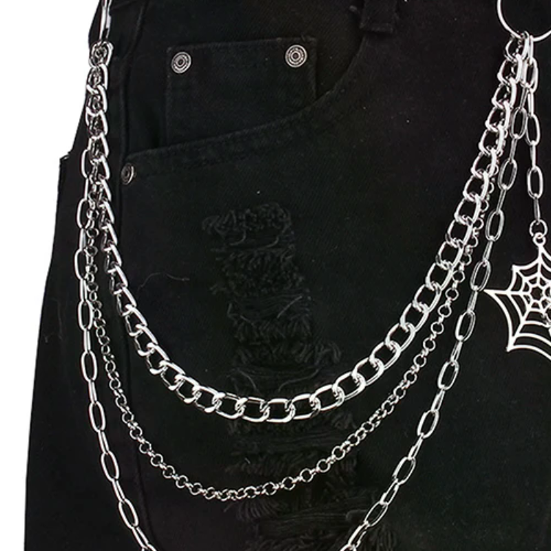 Fashion Punk Metal Pants Chain - مراجعة Hip Hop Chain Necklace وسعره