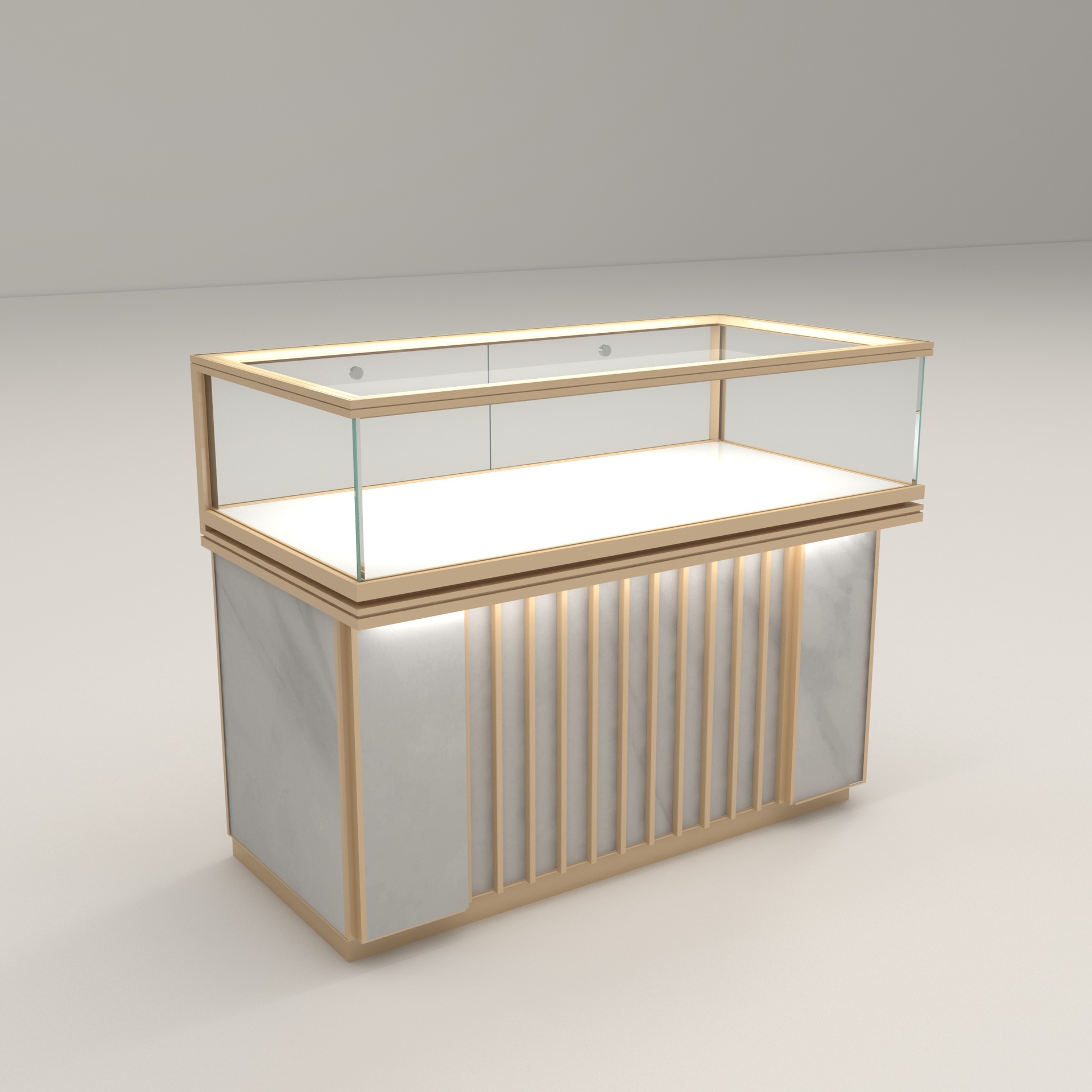 Glass jewelry display cabinet  - مراجعة Jewelry And Watches Store وسعره