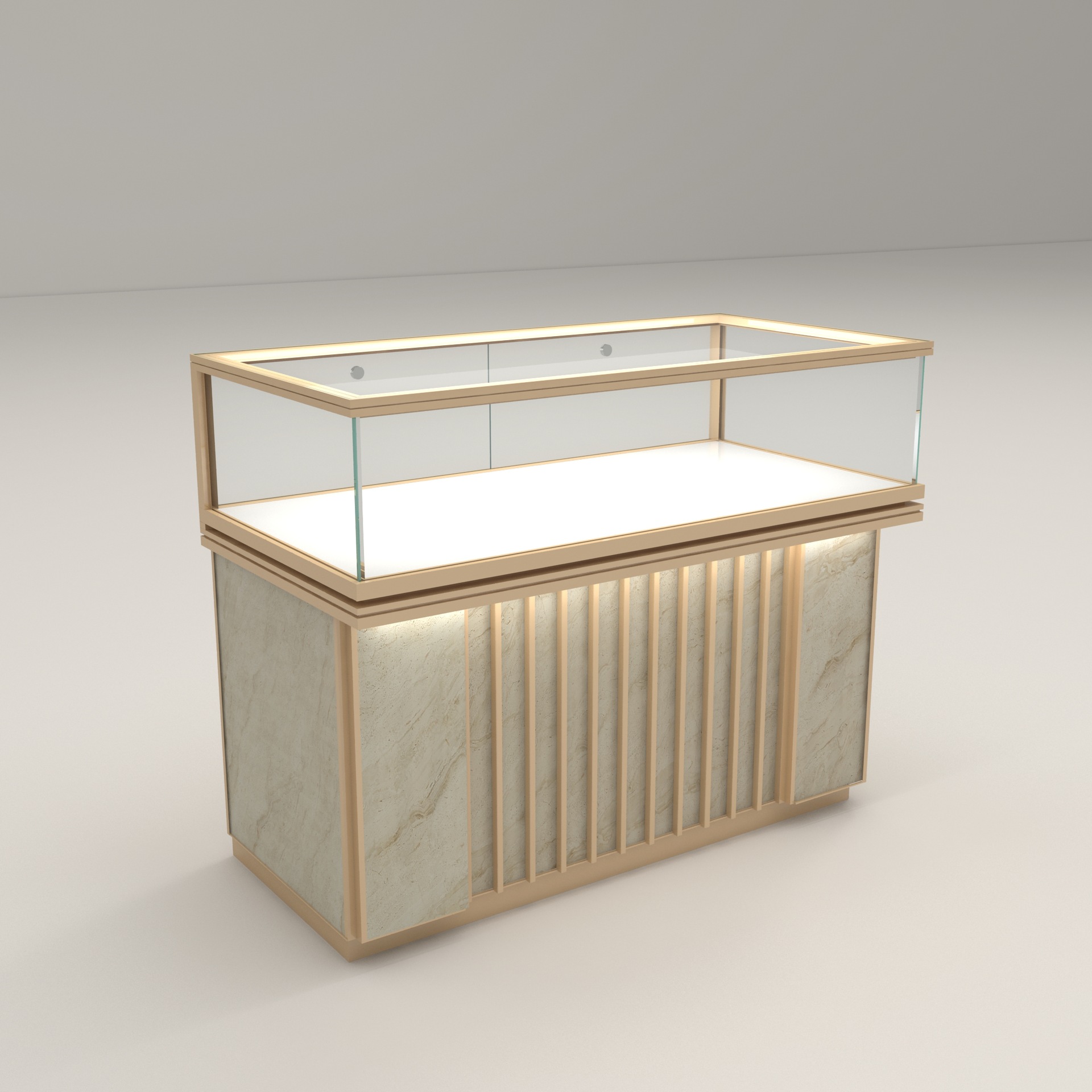 Glass jewelry display cabinet  - مراجعة Jewelry And Watches Store وسعره
