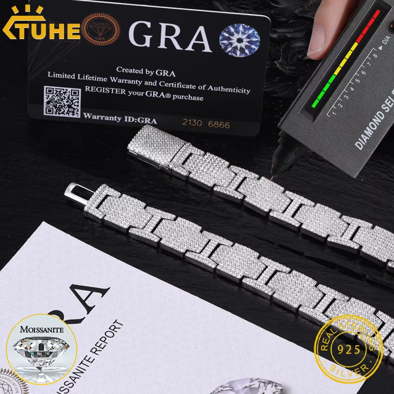 TUHE High quality Unisex VVS1  - مراجعة Jewelry Watches Men وسعره