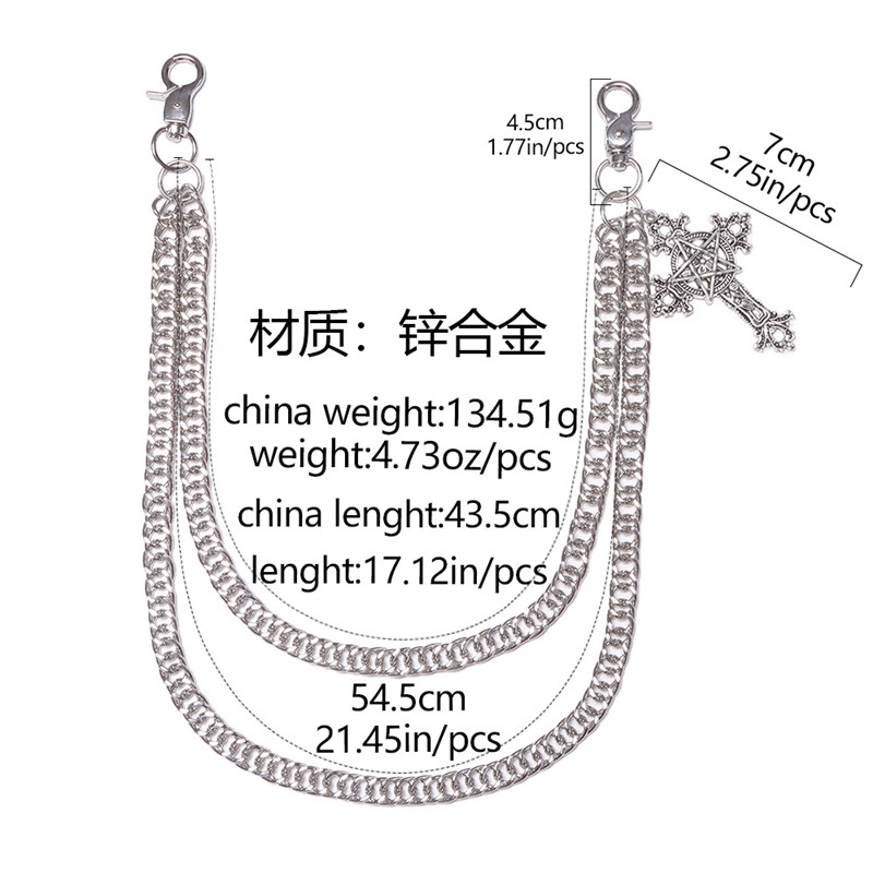 Fashion Punk Metal Pants Chain - مراجعة Hip Hop Chain Necklace وسعره