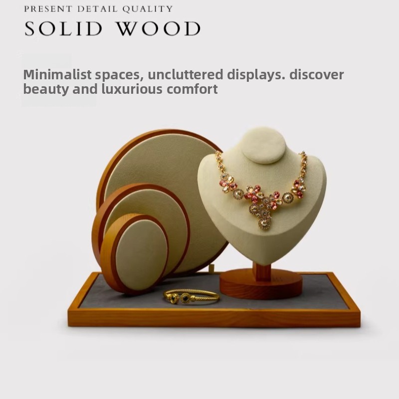 Solid Wood Jewelry Display Tra - مراجعة Jewelry And Watches Store وسعره