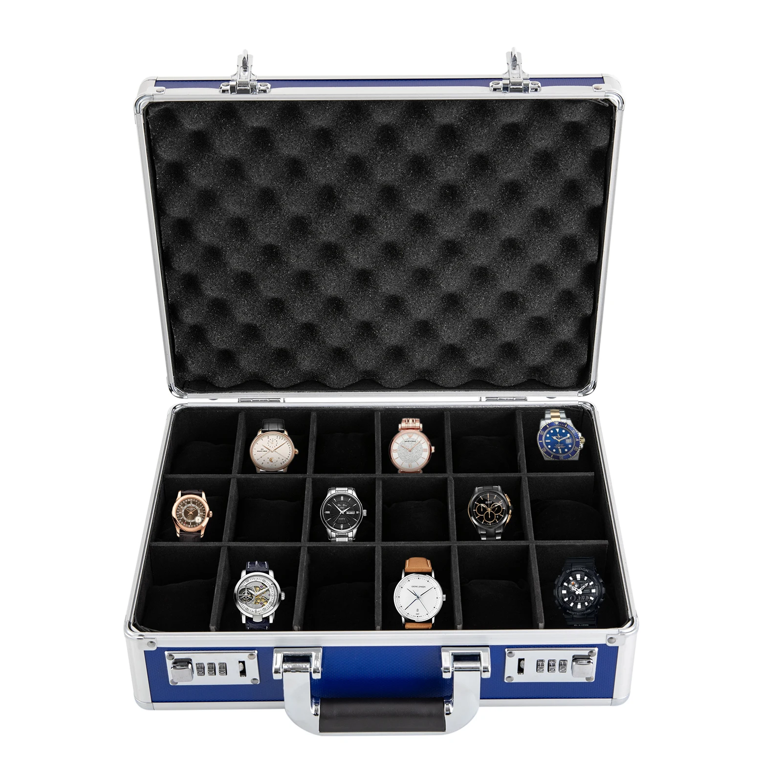 18 slot watch case with lock d - مراجعة Used Jewelry Watches وسعره
