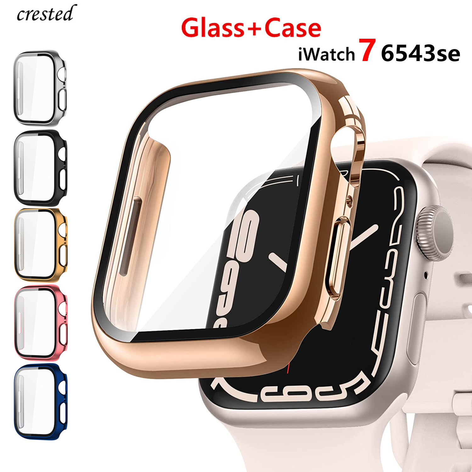 Glass+cover For Apple Watch Ca - مراجعة Jewelry Smart Watches وسعره