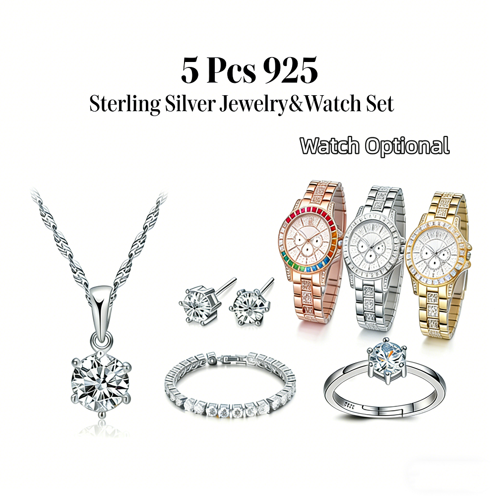 Exquisite 925 Sterling Silver  - مراجعة Best Jewelry Watches Women وسعره