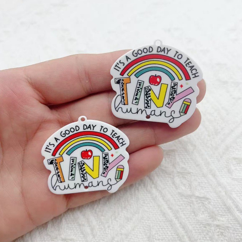 10pcs Teacher's Day Acrylic Do - مراجعة Jewelry & Watches Sp Z Oo Ul Frezerów 3 وسعره