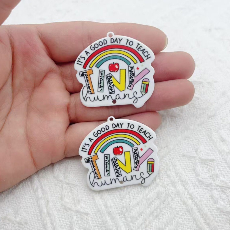 10pcs Teacher's Day Acrylic Do - مراجعة Jewelry & Watches Sp Z Oo Ul Frezerów 3 وسعره