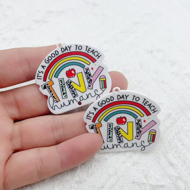 10pcs Teacher's Day Acrylic Do - مراجعة Jewelry & Watches Sp Z Oo Ul Frezerów 3 وسعره