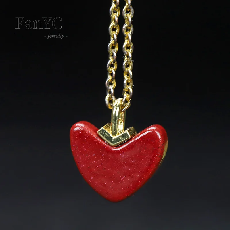 Natural V-shaped Cinnabar Love - مراجعة Luxury Gifts Jewelry & Watches Namfleg Mostar وسعره