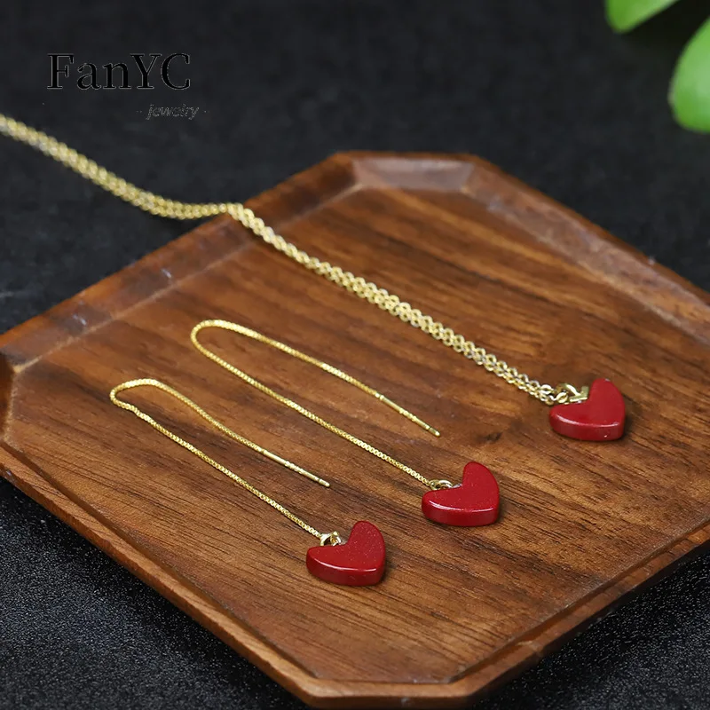 Natural V-shaped Cinnabar Love - مراجعة Luxury Gifts Jewelry & Watches Namfleg Mostar وسعره