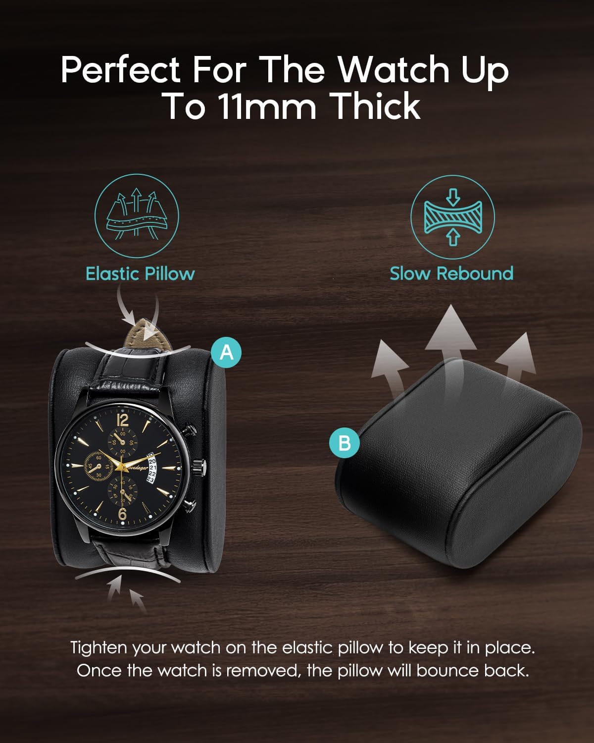 6-Slot Watch Case with Glass L - مراجعة Jewelry Watches Men وسعره