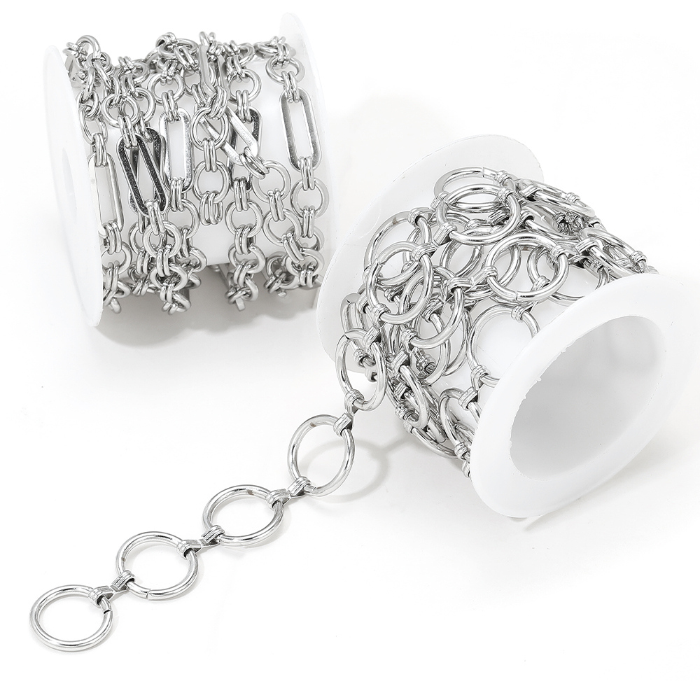 1 Meter Stainless Steel Heavy  - مراجعة Hip Hop Chain Necklace وسعره