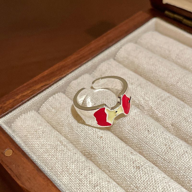 Christmas Apple Ring Red Cute  - مراجعة Eve Jewelry & Watches Distribuidor Oficial Rolex وسعره