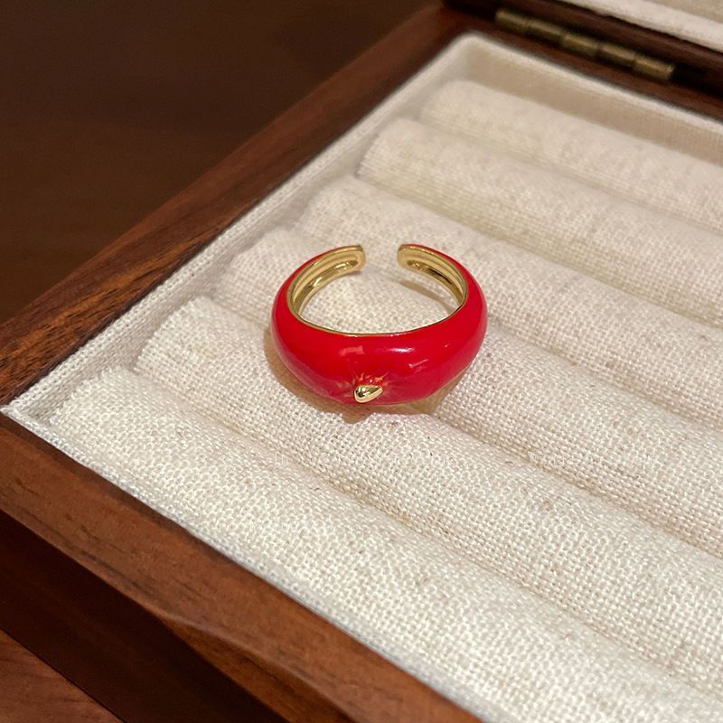 Christmas Apple Ring Red Cute  - مراجعة Eve Jewelry & Watches Distribuidor Oficial Rolex وسعره