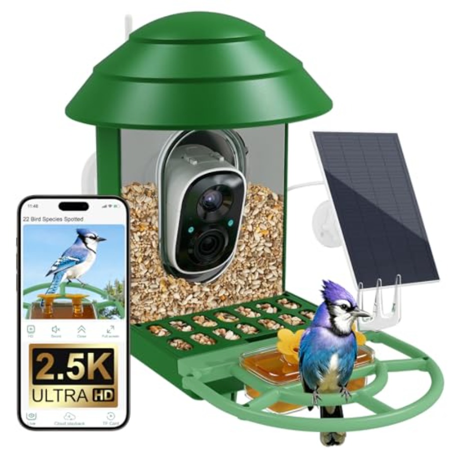 Bird Feeder with Camera for Ou - مراجعة Watches & Jewelry Repair Center Photos وسعره