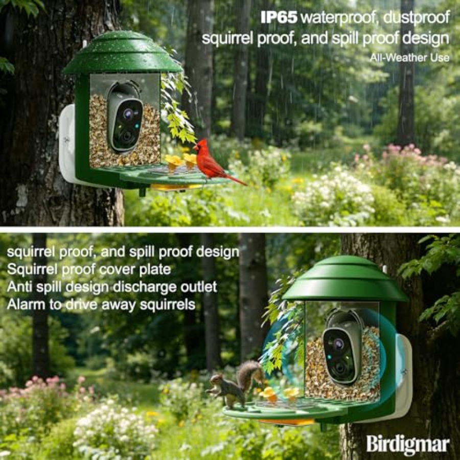 Bird Feeder with Camera for Ou - مراجعة Watches & Jewelry Repair Center Photos وسعره