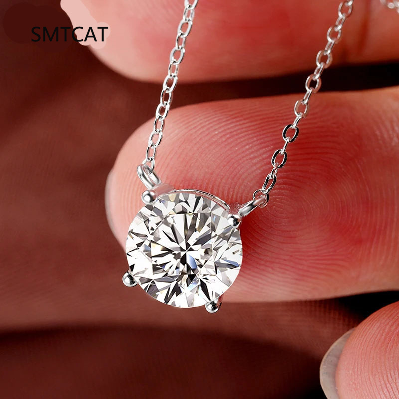 Mini 5mm/4mm D Moissanite 925  - مراجعة Crystal Choker Necklace وسعره