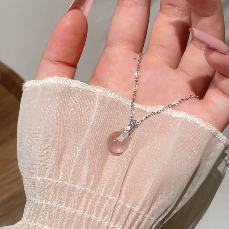 925 Sterling Silver Simple Tra - مراجعة Crystal Choker Necklace وسعره