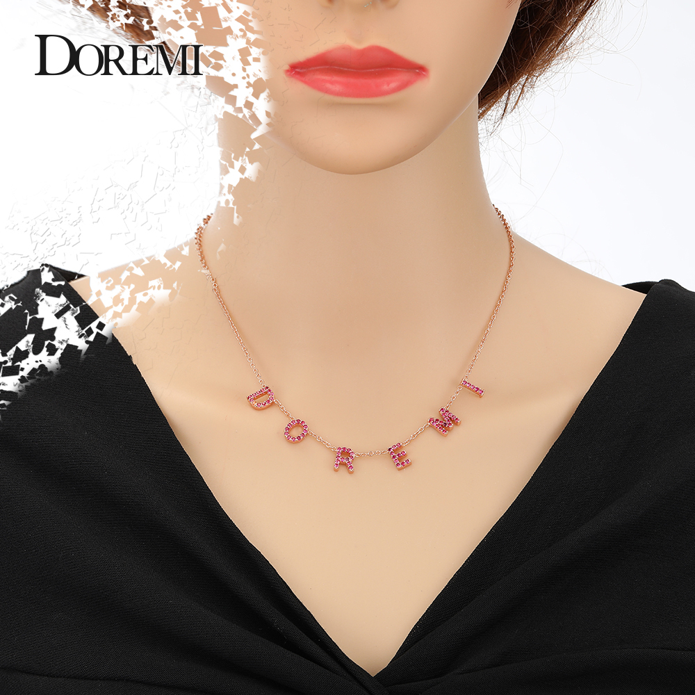 DOREMI 9mm Personalized Custom - مراجعة Crystal Choker Necklace وسعره