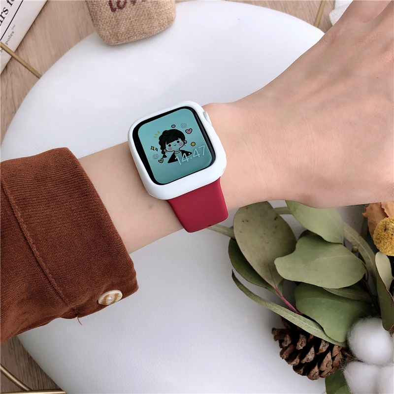 Glass+cover For Apple Watch Ca - مراجعة Jewelry Smart Watches وسعره
