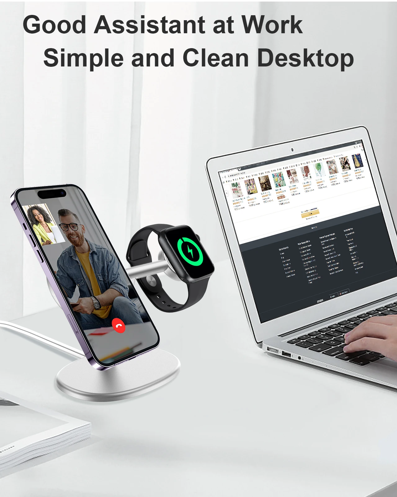EWA 2-in-1 Desktop Phone Stand - مراجعة Watches & Jewelry Repair Center Photos وسعره