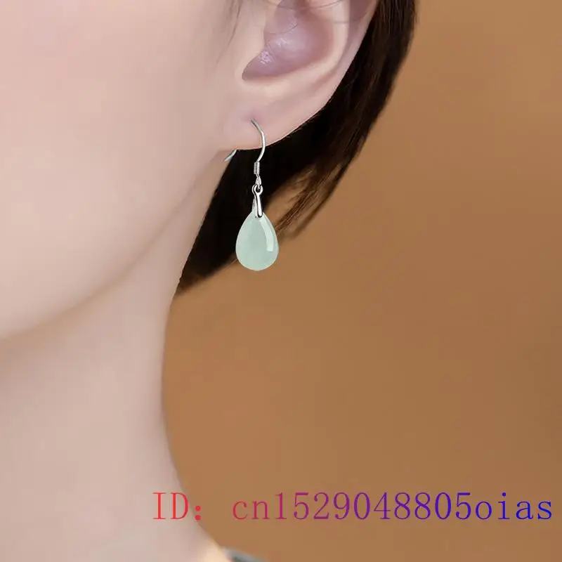 Burmese Jade Water Drop Earrin - مراجعة Luxury Gifts Jewelry & Watches Namfleg Mostar وسعره