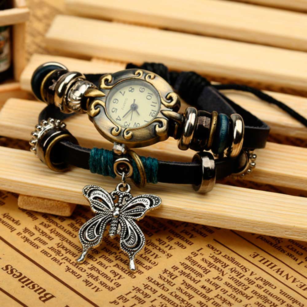 Handmade Butterfly Beads Brace - مراجعة Jewelry Watches Men وسعره