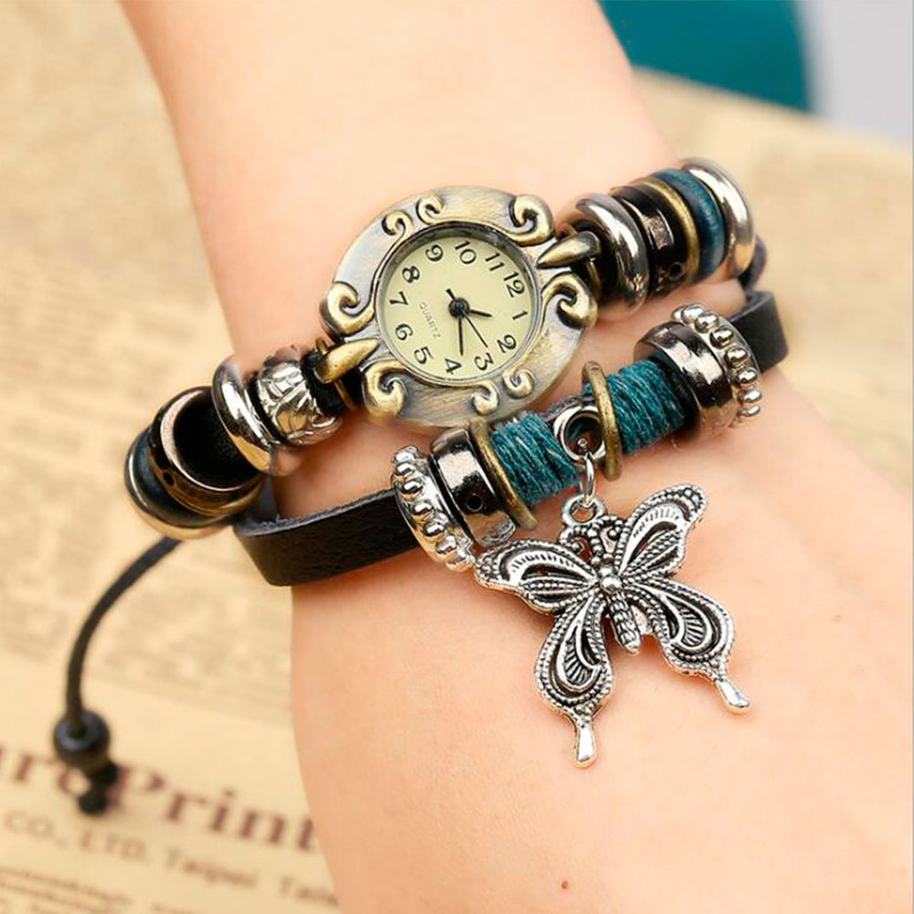 Handmade Butterfly Beads Brace - مراجعة Jewelry Watches Men وسعره