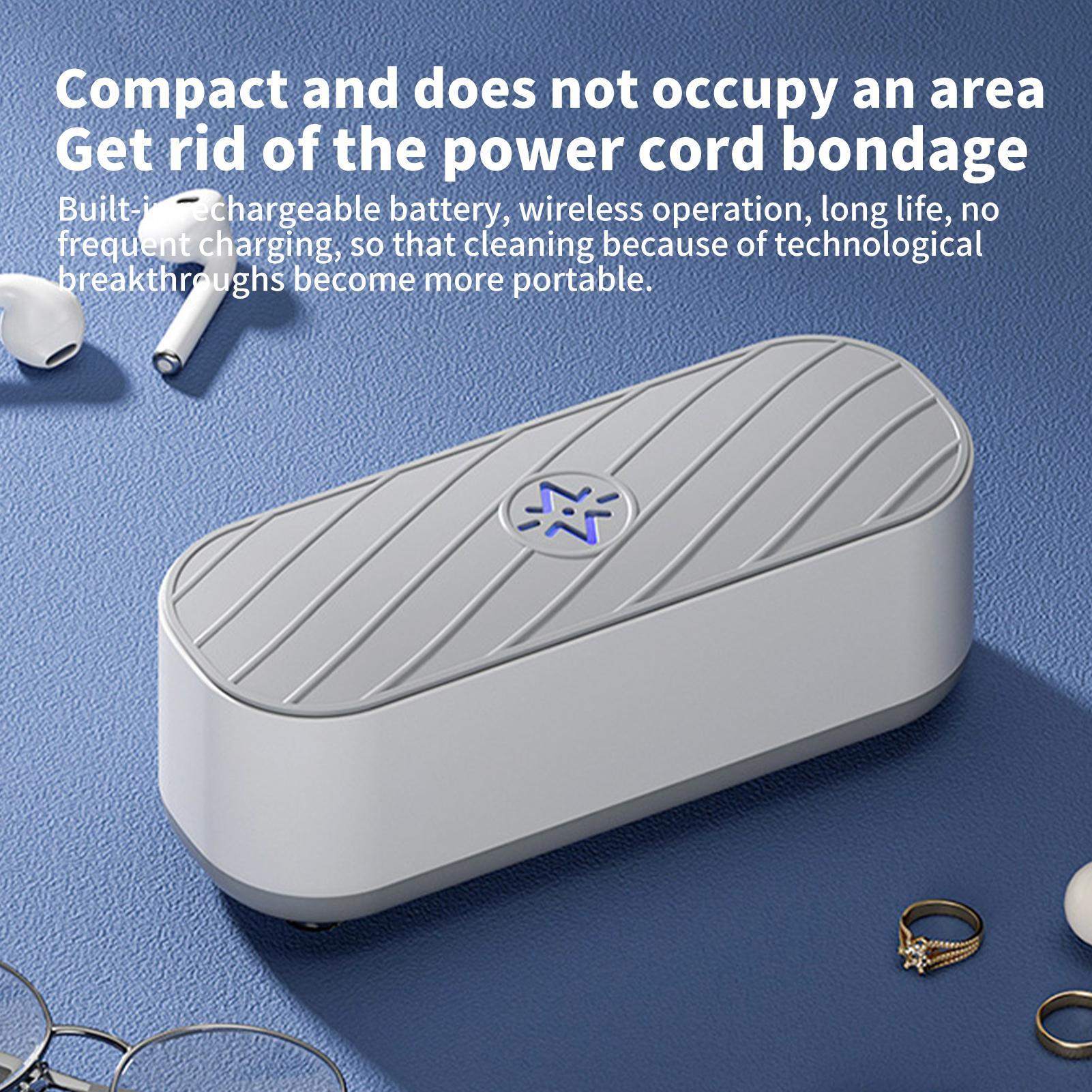 USB Rechargeable Ultrasonic Cl - مراجعة Jewelry Watches Men وسعره