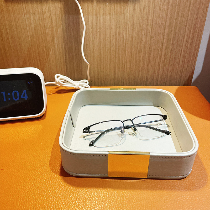 Leather Desk Tray Desktop Stor - مراجعة Jewelry And Watches Store وسعره